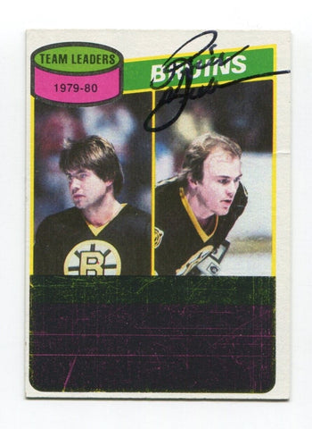 1980 Topps Boston Bruins Rick Middleton Signed Card Hockey Unscratched AUTO #94