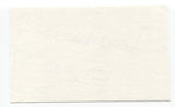 Leon Ichaso Signed 3x5 Index Card Autographed Signature Director