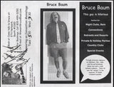 Bruce Baum Signed Photo Page Vintage Autographed Signature Photograph