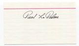 Paul LaPalme Signed 3x5 Index Card Baseball Autographed Signature Pirates