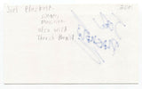 Thrush Hermit - Joel Plaskett Signed 3x5 Index Card Autographed Signature Band