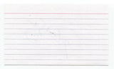 Naomi Snieckus Signed 3x5 Index Card Autographed Signature Actress Mr. D