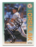 1992 Fleer Joe Orsulak Signed Card MLB Baseball Autographed #22