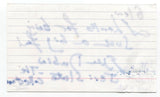 Ellen Dubin Signed 3x5 Index Card Autograph Signature Actress