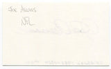 Joe Arenas Signed 3x5 Index Card Autographed Signature NFL San Francisco 49ers