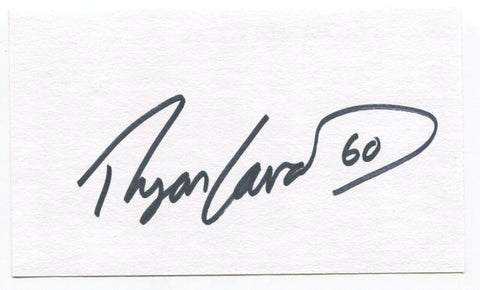 Ryan Lavarnway Signed 3x5 Index Card Autographed MLB Baseball Boston Red Sox