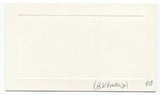 Henning Webb Prentis Jr. Signed Card Autographed Signature Businessman