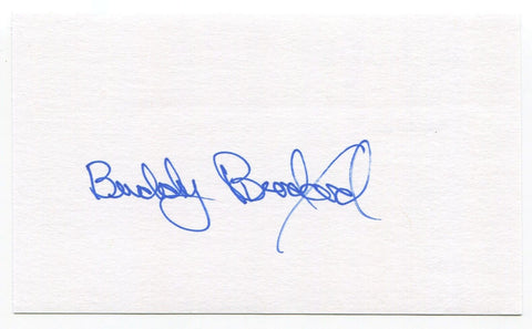 Buddy Bradford Signed 3x5 Index Card Autographed Baseball 1966 Chicago White Sox