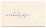 Frank Malzone Signed 3x5 Index Card Autographed MLB Baseball Boston Red Sox