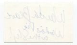 Wanda Beaver Signed 3x5 Index Card Autographed Canadian Chef Cooking 