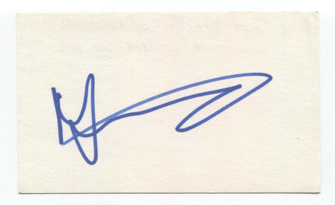 Mina Shum Signed 3x5 Index Card Autograph Actor Director