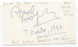 Ariel Dorfman Signed 3x5 Index Card Autographed Signature Playwright Author
