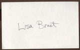 Lisa Bonet Signed Index Card Signature Vintage Autographed AUTO 