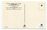 Billy Williams Signed Gold HOF Plaque Baseball Hall of Fame Autographed Postcard
