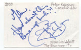 Peter Keleghan Signed 3x5 Index Card Autograph Signature Actor