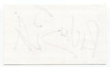 Ricky J Signed 3x5 Index Card Autographed Signature Band