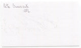 Pete Banaszak Signed 3x5 Index Card Autographed Oakland Raiders Super Bowl NFL