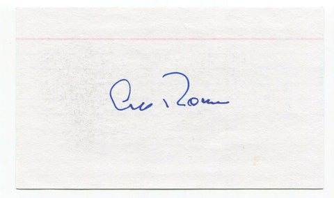 Al Rosen Signed 3x5 Index Card Autographed Baseball Signature Cleveland Indians