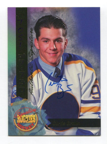 1994 Signature Rookies Curtis Brown Signed Card Hockey NHL Autograph AUTO #63