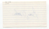 Graig Nettles Signed 3x5 Index Card Baseball Autographed Signature