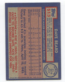 1984 Topps Dave Beard Signed Baseball Card Autographed AUTO #513