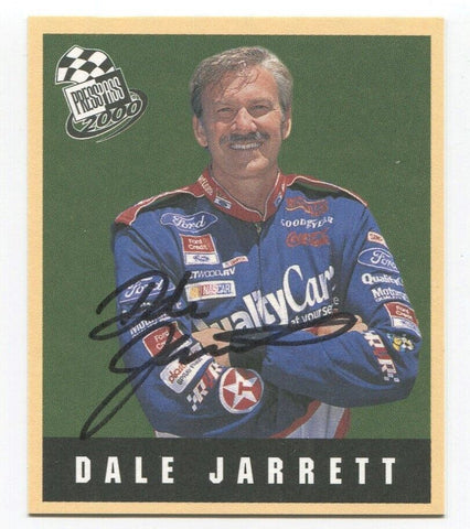 2000 Press Pass Dale Jarrett Signed Techno-Retro Card Autograph Racing TR 11/36