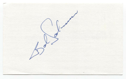 Bob Johnson Signed 3x5 Index Card Autographed Baseball 1969 New York Mets
