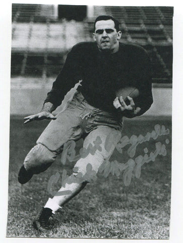 Chick Maggioli Signed Photo Autographed Football NFL 1943 Notre Dame