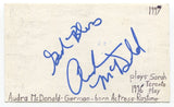 Audra McDonald Signed 3x5 Index Card Autographed Actress Beauty and the Beast