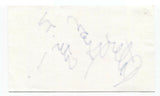 Peter Gross Signed 3x5 Index Card Autographed Signature Broadcaster
