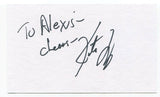 Kate Flannery Signed 3x5 Index Card Autographed Signature The Office Meredith