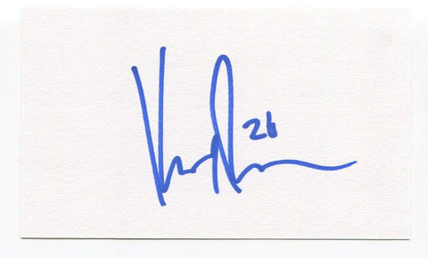 Kenny Ryan Signed 3x5 Index Card Autographed Team USA Hockey