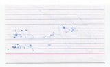 Mark Evans Signed 3x5 Index Card Autographed Actor A Chorus Line