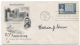 William J. Green Signed FDC First Day Cover Autographed Vintage Signature