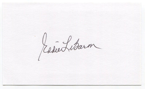 Eddie LeBaron Signed 3x5 Index Card Autographed NFL Football Dallas Cowboys