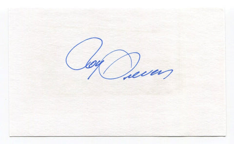 Roy Sievers Signed 3x5 Index Card Autographed MLB Baseball Washington Senators