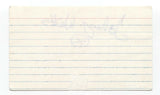Men Without Hats - Johnny Watts Signed 3x5 Index Card Autographed Signature