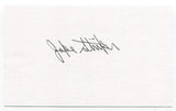 Jake Striker Signed 3x5 Index Card Autographed Baseball 1959 Cleveland Indians