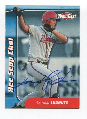 1999 Team Best Hee Seop Choi Signed Card Baseball Autographed AUTO #12