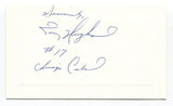 Terry Hughes Signed Card Autographed Baseball MLB Roger Harris Collection