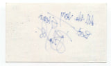 Brooke Johnson Signed 3x5 Index Card Autograph Signature Actress