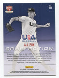 2015 Panini USA Baseball A.J. Puk Signed Card Baseball Autographed #70