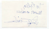 Philip Saville Signed Index Card Autograph Signature Film Director
