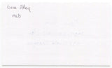 Gene Alley Signed 3x5 Index Card Autographed Signature MLB Pittsburgh Pirates