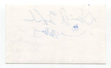 David A. White Signed 3x5 Index Card Autograph Actor The Full Monty