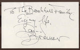 David Brenner Signed Index Card Signature Vintage Autographed AUTO 