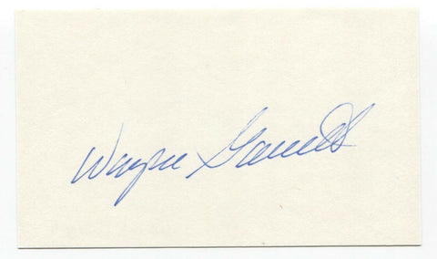 Wayne Garrett Signed 3x5 Index Card Autographed Baseball 1969 New York Mets