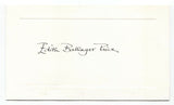 Edith Ballinger Price Signed Card Autographed Signature Author Writer