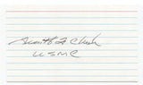 Tim Cheek Signed 3x5 Index Card Autographed JFK Assassination Pallbearer 