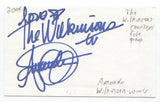 The Wilkinsons - Amanda Wilkinson Signed 3x5 Index Card Autographed Signature